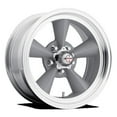 thumbnail image 1 of Tt O 17X7 5X139.70 Vintage Silver W/ Machined Lip (0 Mm) Wheel Rim, 1 of 3