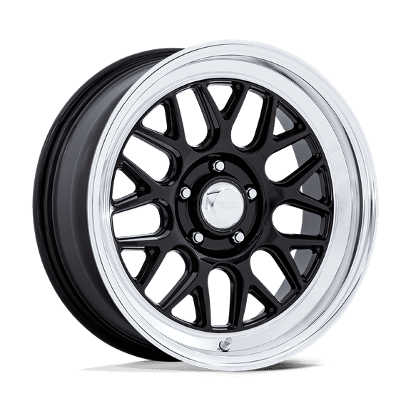 17x7 American Racing VN516 G-Force Black Diamond Cut Lip Wheel 5x4.75 (0mm)