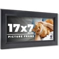 thumbnail image 1 of 17x7 Frame Black Passaggi Solid Wood Picture Frame Width 1.5 Inches | Interior Frame Depth 0.5, 1 of 8