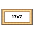 thumbnail image 1 of 17x7 Frame Gold Plein Aire Solid Wood Picture Frame Width 2 Inches | Interior Frame Depth 0.5, 1 of 8