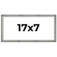 thumbnail image 1 of 17x7 Frame Silver Picture Frame - Complete Modern Photo Frame Includes UV Acrylic Shatter Guard, 1 of 8