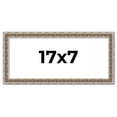 thumbnail image 1 of 17x7 Frame Silver Versailles Ornate Solid Wood Picture Frame | 1 Inch Moulding Width | Interior, 1 of 8