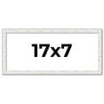 thumbnail image 1 of 17x7 Frame White Real Wood Picture Frame Width 0.75 inches | Interior Frame Depth 0.5 inches |, 1 of 8