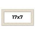 thumbnail image 1 of 17x7 Frame White Real Wood Picture Frame Width 1.75 inches | Interior Frame Depth 0.5 inches |, 1 of 8