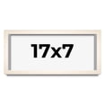 thumbnail image 1 of 17x7 Frame White Wheat Solid Wood Picture Frame | Moulding Width 0.75 Inches | Interior Depth 0.5, 1 of 8