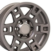 17 Replica Wheel TY16 Fits Toyota 4Runner Rim 17x7 Gunmetal Wheel