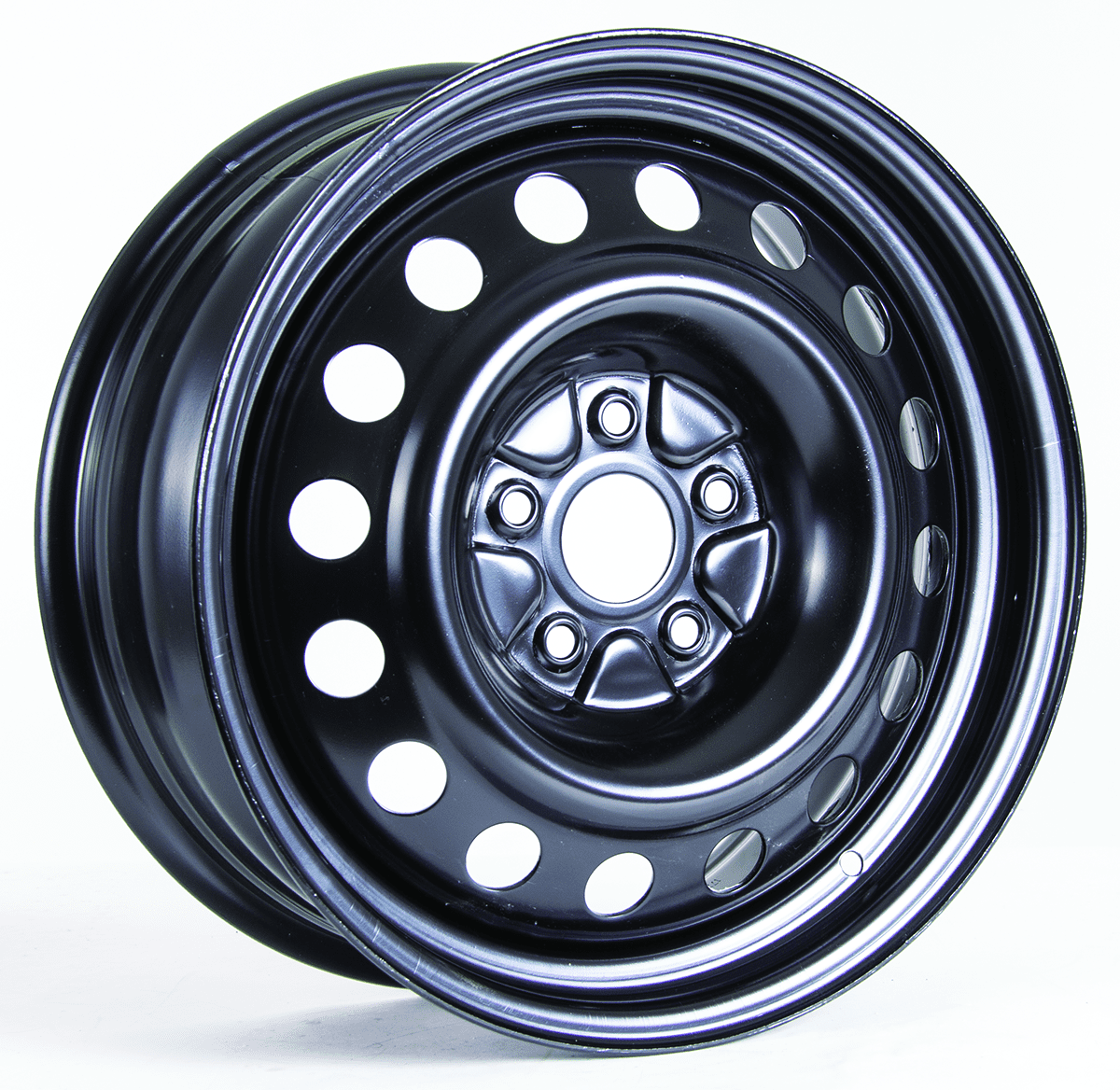 RTX 17x7 Black Steel Wheel 5x4.5 (40mm) - New Aftermarket Metal Rim ...