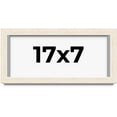 thumbnail image 1 of 17x7 Shadow Box Frame White | 1.125 Inches Deep Real Wood Rustic Shadowbox Display Frame | UV, 1 of 5