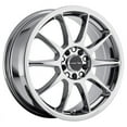 thumbnail image 1 of 17x7 Vision 425 Bane Chrome Wheel 4x100/4x4.5 (42mm), 1 of 2