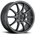thumbnail image 1 of 17x7 Vision 425 Bane Gunmetal Wheel 5x100/5x4.5 (38mm), 1 of 2