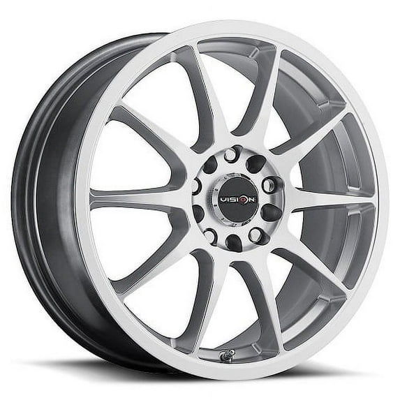 17x7 Vision 425 Bane Hyper Silver Wheel 5x100/5x4.5 (38mm)