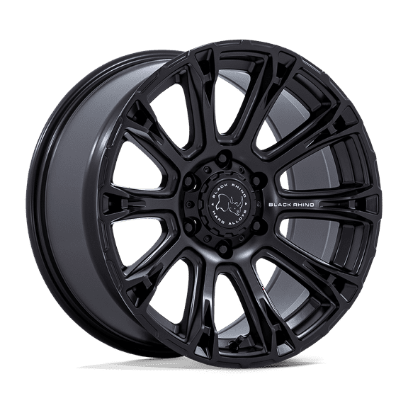 17x8.5 Black Rhino BR020 Diamondback Matte Black Wheel 6x4.5 (25mm)