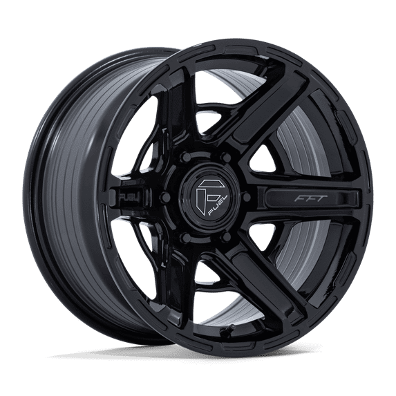 Fuel Off-Road - Gambit - 17in, Flow Formed Aluminum, Gloss Black, 17X8.5, 6X135, 0mm, 194933410873, SAEJ2530