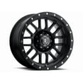thumbnail image 1 of ICON Alloys Alpha, Satin Black, 17 x 8.5 / 5 x 5, 0mm Offset, 4.75" BS, 1 of 2