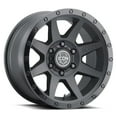 thumbnail image 1 of ICON Alloys Rebound, Satin Black, 17 x 8.5 / 6 x 5.5, 0mm Offset, 4.75" BS, 1 of 3