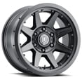 thumbnail image 1 of ICON Alloys Rebound Pro, Satin Black, 17 x 8.5 / 6 x 135, 6mm Offset, 5" BS, 1 of 7