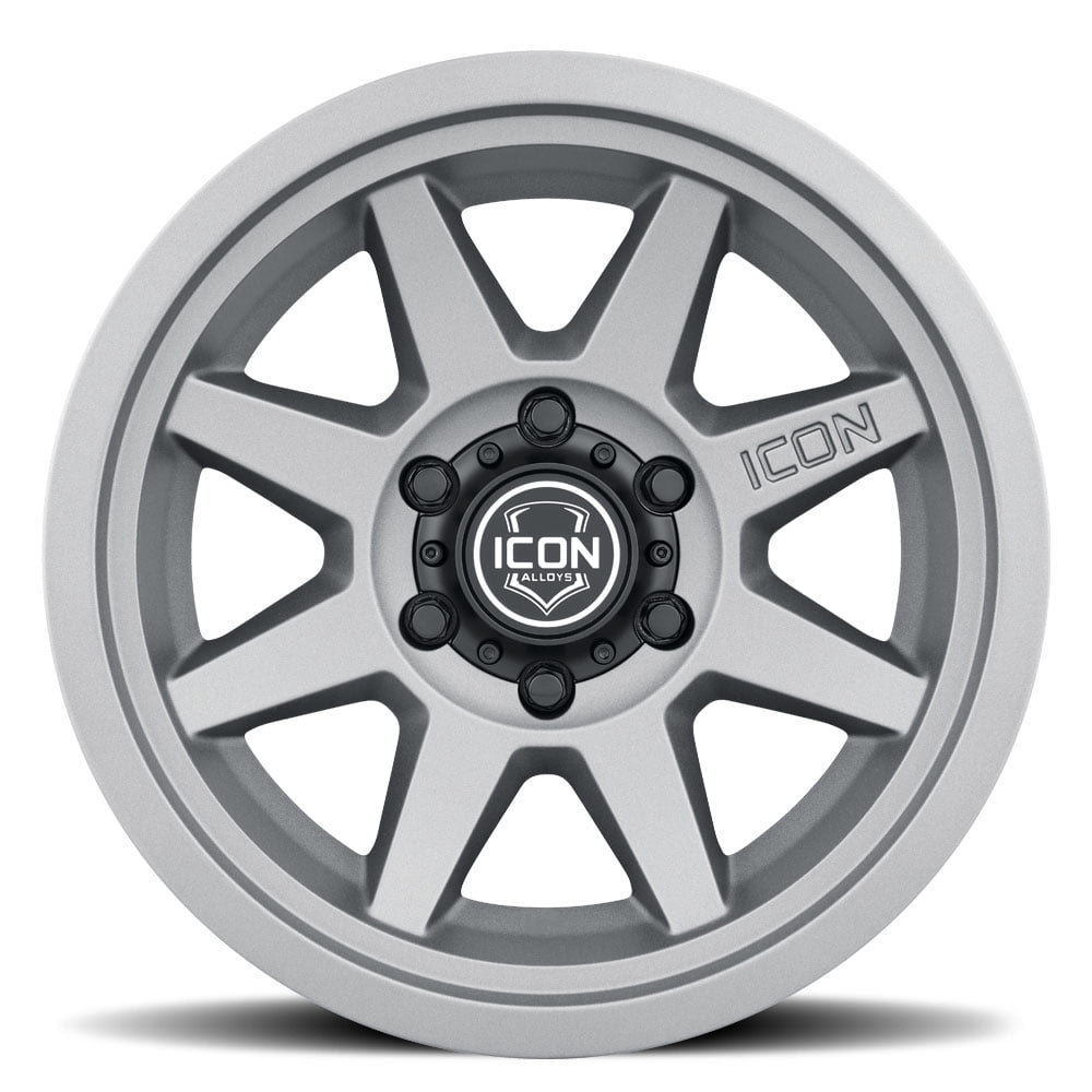 ICON Alloys Rebound SLX, Charcoal, 17 x 8.5 / 6 x 5.5, 25mm Offset, 5.75" BS