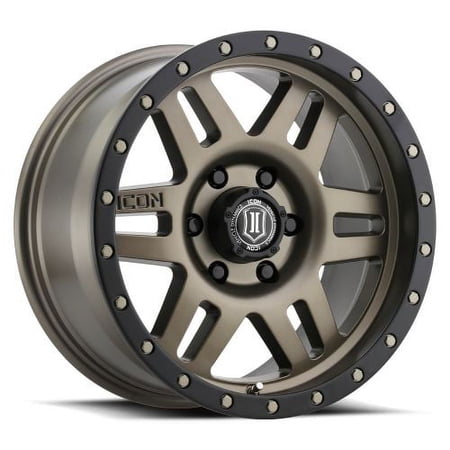 17x8.5 Icon Alloys Sixspeed Bronze Wheel 6x5.5 (25mm)