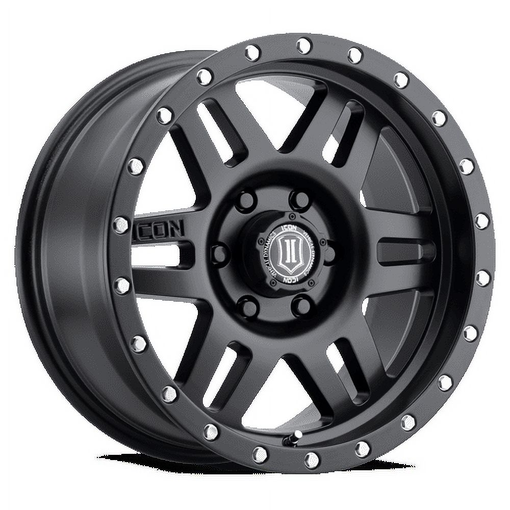 Rough Country Durable Black Steel Rims | 16x8 | 6x5.5 | -12mm | High ...