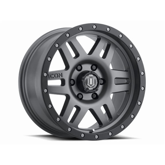 ICON Alloys Six Speed, Titanium, 17 x 8.5 / 6 x 5.5, 0mm Offset, 4.75" BS
