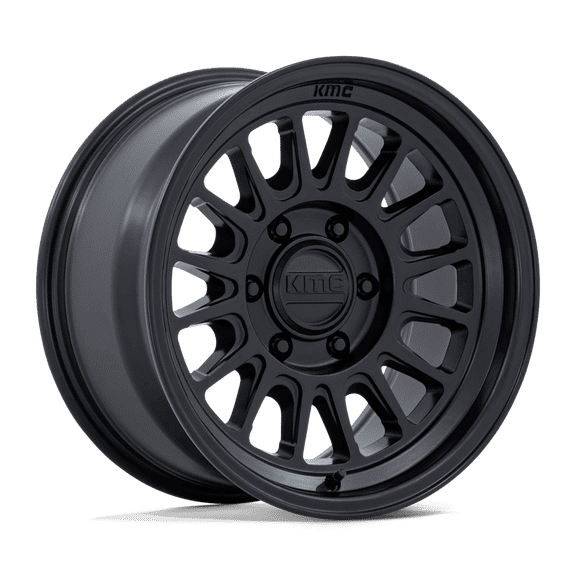 17x8.5 KMC KM733 Impact FFT Matte Black Wheel 6x5.5 (0mm)