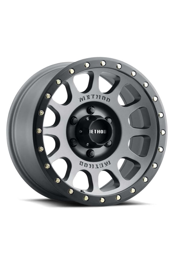 17x8.5 Method MR305 NV Titanium Wheel 5x5 (0mm)