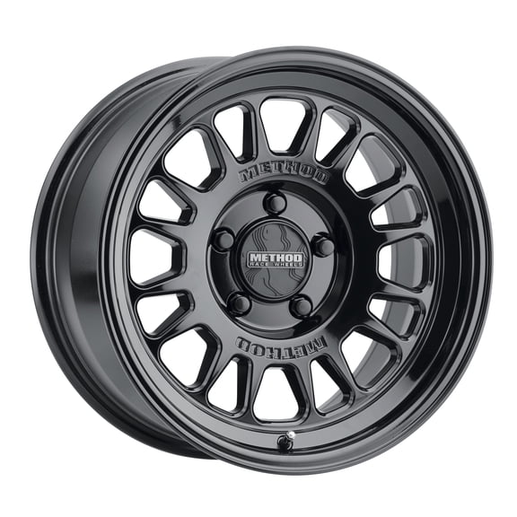 17x8.5 Method MR318 Gloss Black Wheel 5x5 (0mm) Fits select: 2015-2019,2021 JEEP WRANGLER UNLIMITED