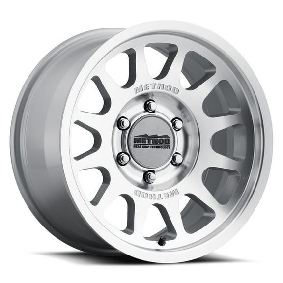 17x8.5 Method MR703 Bead Grip Machined - Clear Coat Wheel 6x135 (0mm)