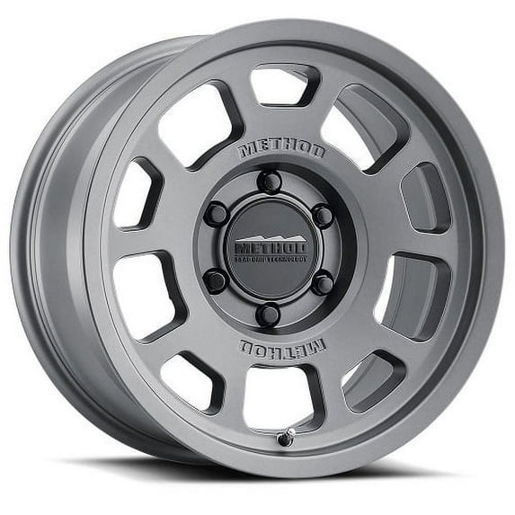 17x8.5 Method MR705 Bead Grip Titanium Wheel 6x135 (25mm) Fits select: 2004-2023 FORD F150, 2003-2023 FORD EXPEDITION