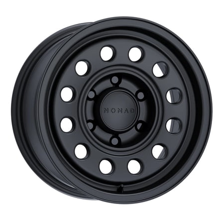 17x8.5 Nomad N501SB Convoy Satin Black Wheel 5x5 (-10mm)