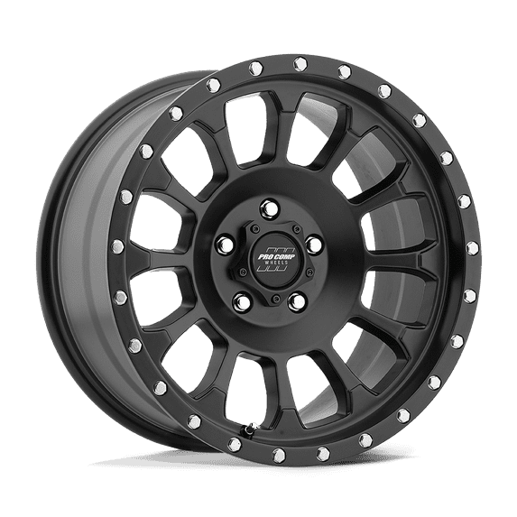 Pro Comp Cast Aluminum Wheel PXA34 17x8.5 5x5.0 S-BLK 0mm, PXA5034-78573