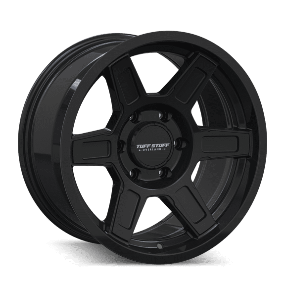 17x8.5 Tuff Stuff Overland TS01 Ascent Gloss Black Wheel 6x135 (0mm)