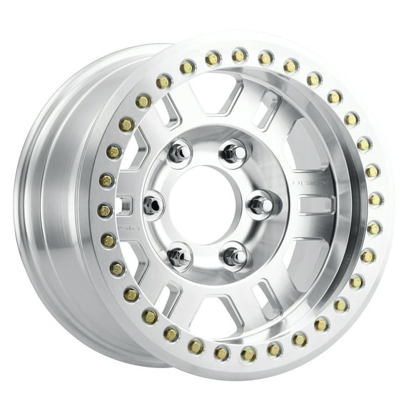 17x8.5 Vision 398 Manx Competition BEADLOCK Machined Wheel 6x5.5 (0mm)