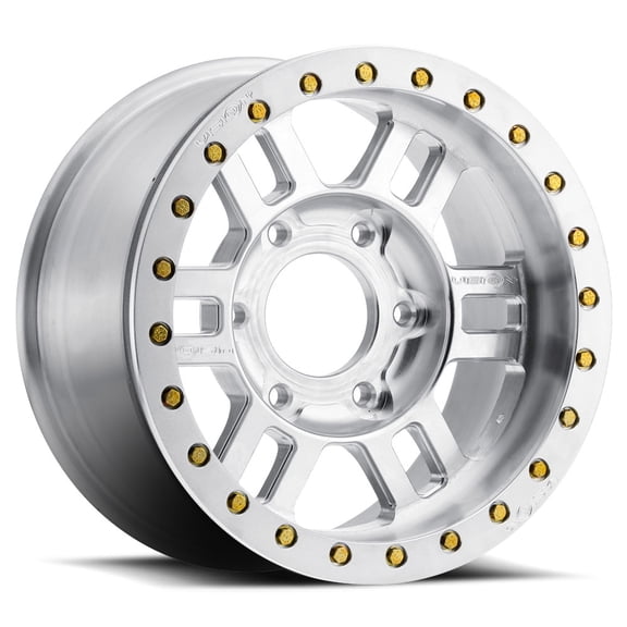 17x8.5 Vision 398FBL Manx FORGED BEADLOCK Machined Wheel  (-6mm)