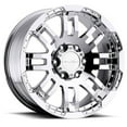 thumbnail image 1 of 17x8.5 Vision Off-Road 375 Warrior Chrome Wheel 6x4.5 (18mm), 1 of 2