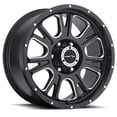 thumbnail image 1 of 17x8.5 Vision Off-Road 399 Fury Gloss Blk Milled Wheel 6x135 (25mm), 1 of 2