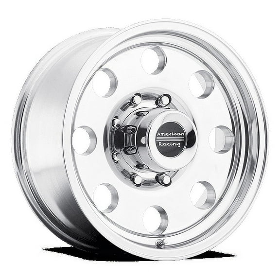 American Racing Baja, 17x8 Wheel with 8 on 170 Bolt Pattern - Polished - AR1727870 Wheel Rim