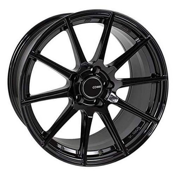 17x8 Enkei TS10 gloss Black Offset(45) Lug(5x1143) Bore(726) Part Number(499-780-6545BK)