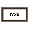 thumbnail image 1 of 17x8 Frame Black Feather Payton Ornate Solid Wood Picture Frame Width 1.75 Inches | Interior Depth, 1 of 8