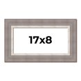 thumbnail image 1 of 17x8 Frame Grey Real Wood Picture Frame Width 2.75 Inches | Interior Frame Depth 0.5 Inches | Linus, 1 of 8