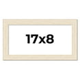 thumbnail image 1 of 17x8 Frame White Real Wood Picture Frame Width 1.5 inches | Interior Frame Depth 0.5 inches | Barn, 1 of 8