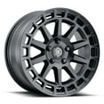 thumbnail image 1 of ICON Alloys Journey, Satin Black, 17 x 8 / 5 x 100, 38mm Offset, 6" BS, 1 of 3