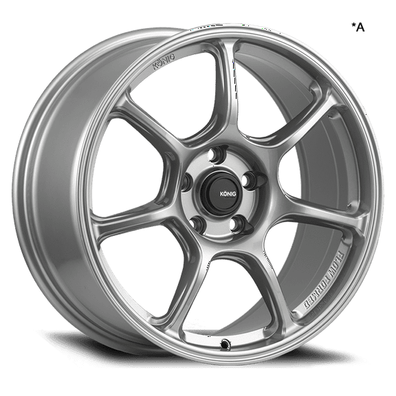 17x8 Konig Ultragram Titanium Metallic 5x100 ET38 Wheel Rim