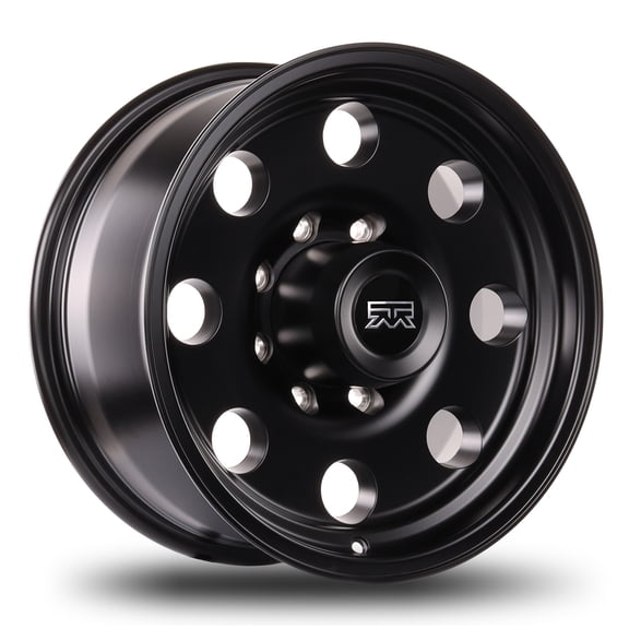17x8 Mudder Trucker MT614 Diesel Satin Black 8x170 ET0 wheel rim