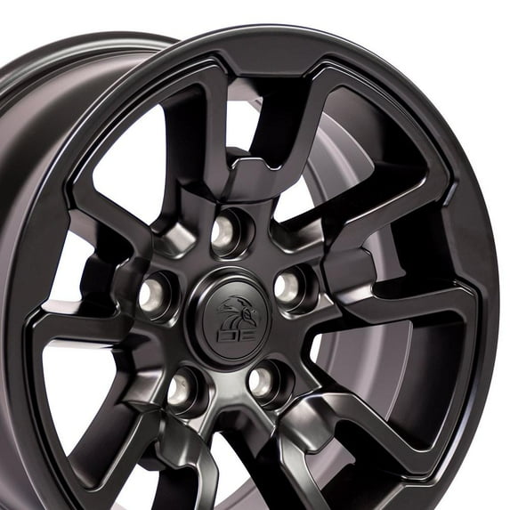 17x8 OE Wheels DG55 Satin Black Wheel 5x5.5 (18mm)
