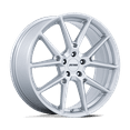 thumbnail image 1 of 17x8 Petrol PE002 P1E Gloss Silver Wheel 5x120 (35mm), 1 of 3