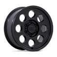 thumbnail image 1 of 17x8 Pro Comp PA201 Heritage Matte Black Wheel 6x5.5 (0mm), 1 of 3