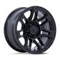 thumbnail image 1 of 17x8 Pro Comp PA204 Roughneck Matte Black Wheel 6x5.5 (20mm), 1 of 3