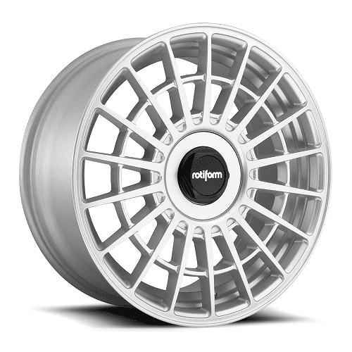 17x8 R143 Rotiform LAS-R Gloss Silver Wheel 5x100/5x4.5 (40mm)