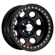 17x8 Raceline RT81 Rock 8 Beadlock Black Steel Wheel 5x5.5 -24mm